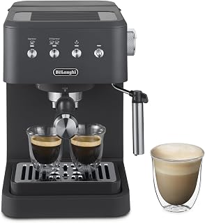 De'Longhi Classic Espresso Machine with Manual Milk Frother | Compact Coffee Machine, Espresso and Cappuccino, Control But...