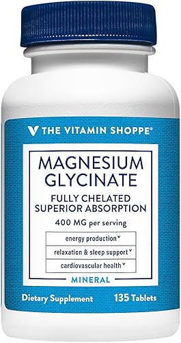 Glicinato de magnesio un completamente quelatado para una absorción superior a 400 mg (135 tabletas)