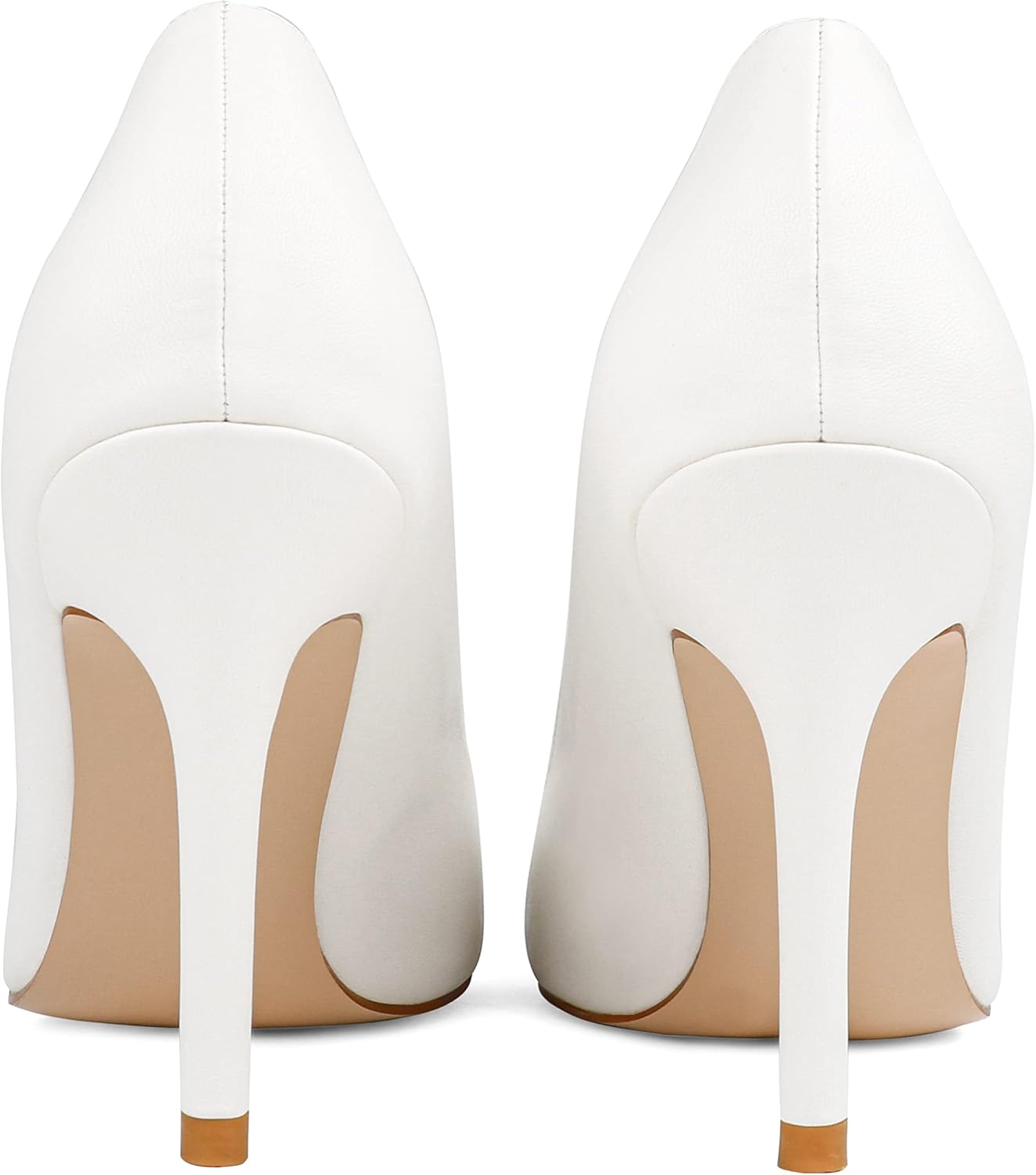 JOY IN LOVE Women's Pump Shoes 3.5" High Heels Pointy Toe Stiletto Pumps