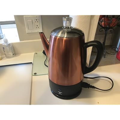 Copper Camping Coffee Pot 