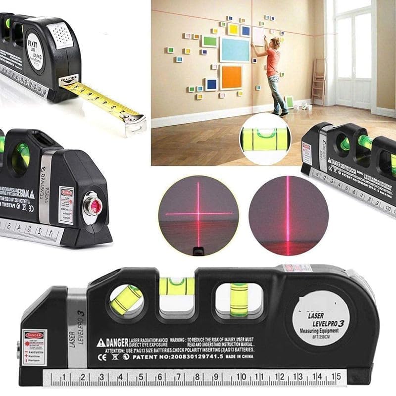 Generic 3 in 1 Laser Level Measuring Tape - Image 7