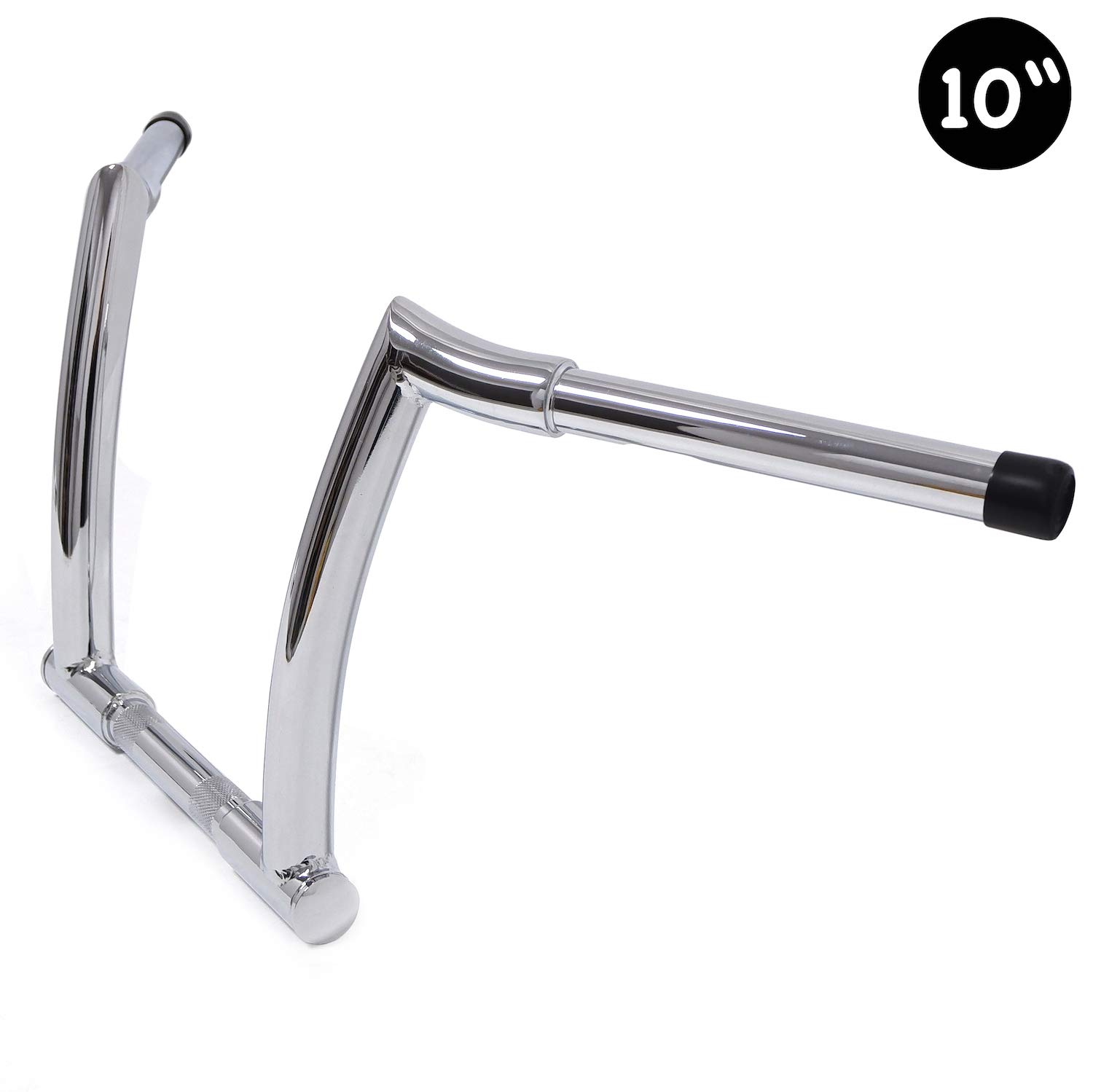 Buy HTTMT 10''Chrome Chizeled ZBar Ape Hanger Handlebars (Clamp Area