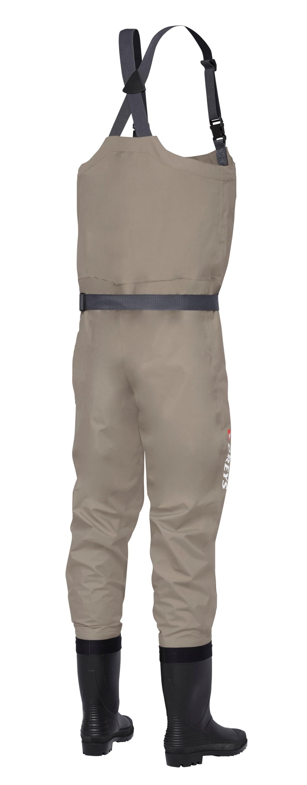 Greys Fin Stivali Canna da Pesca Bootfoot | Traspiranti Impermeabili per Acqua Dolce e Costa | Stivali Integrati | Bretelle Regolabili | Dimensioni multiple