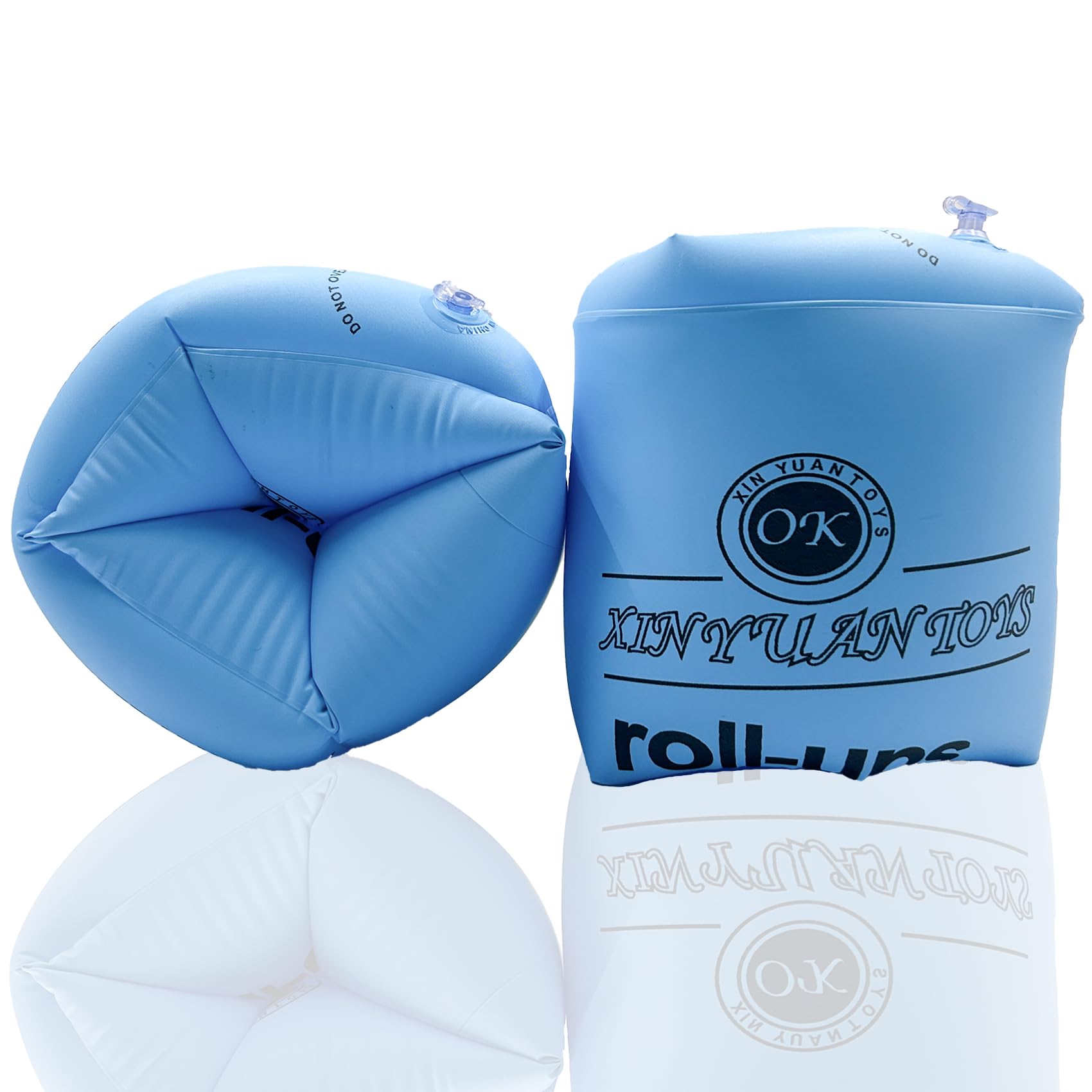 Arm Floaties for Kids and Adults - Inflatable Swimming Arm Ring, Dual Airbags Swim Float floaties for Kids 3-5 Toddlers Adults Children Perfect Summer Essential in The Pool