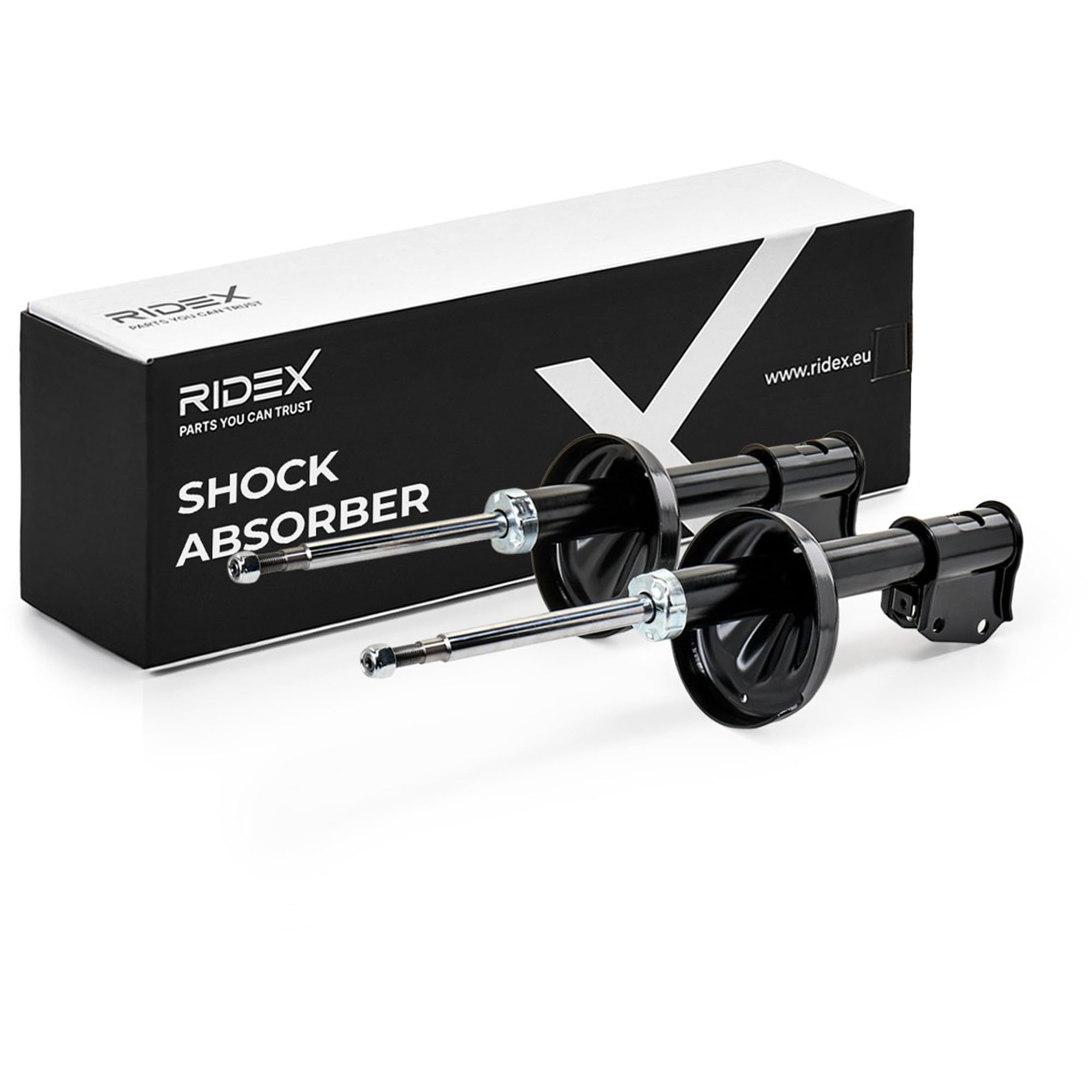 RIDEX 854S2221 2x Ammortizzatore Anteriore Compatibilità con RENAULT Clio 2 BB0/1/2, CB0/1/2
