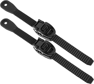 Sosoport 2 Sets of Roller Skate Buckle Straps Replacement, Roller Skate Shoes Buckles Accessories,Toothed Belt Adjustable Energy Strap Skates Buckles