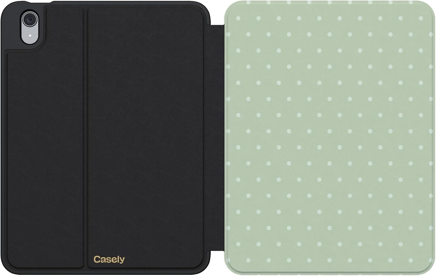 Casely iPad 10.9" (10th Gen / A16) Case | On the Dot | Green Polka Dot