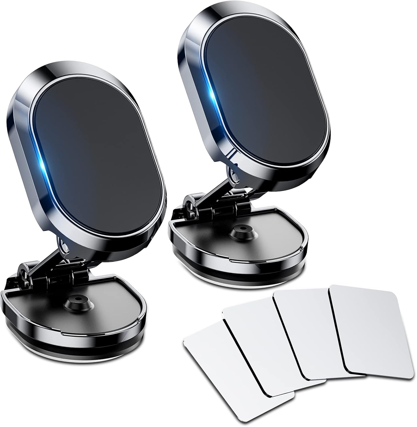 [2Pack] Phone Holder for Car, Foldable Phone Mount