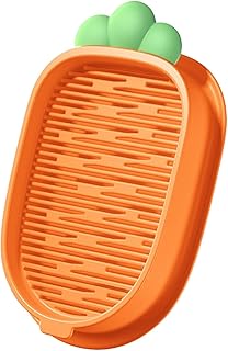 ALASSE Caixa de plantador de grama de gato, caixa hidropônica de grama de gato em forma de cenoura, caixa de plantio destacável, caixa de grama de gato sem solo para berçário para gatos internos ou externos, bandeja de cultivo de grama de trigo/gato