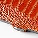I-CLIP Original Silver Ostrich Leg Orange, wallet, money bag, purse, credit card case, credit card holder