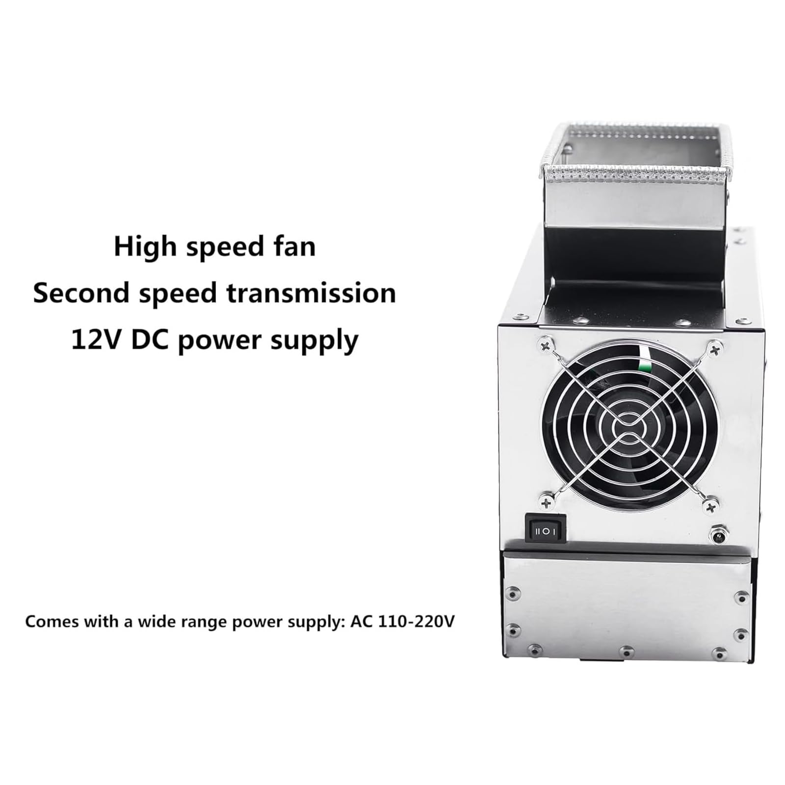 Máquina eléctrica de limpieza de granos, ventilador de velocidad ajustable, separador de acero inoxidable para mijo, granos, semillas de melón