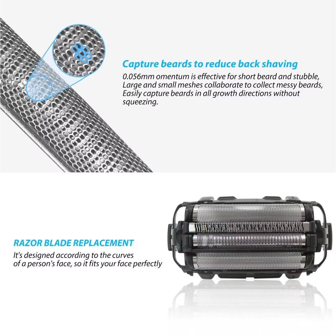 2024 Upgraded Replacement Shaver Blades Cutter Compatible for Panasonic WES9165PC A-RC4 shaver ES-LA63AA ES-LA63-S