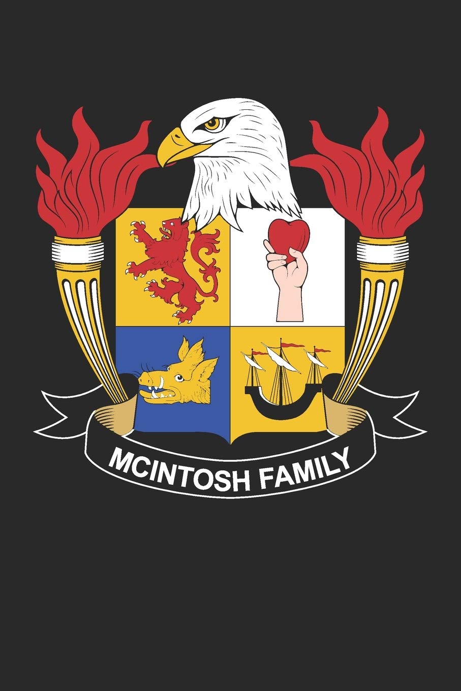 McIntosh: McIntosh Coat of Arms and Family Crest Notebook Journal (6 x 9 - 100 pages)