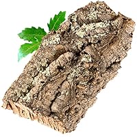 Korkrinde Korkstück, 30 x 15 cm (Naturkork, Zierkork) gereinigt & desinfiziert – ideal für Haustiere (Nager + Vögel) oder Basteln & Hobby (Modellbau), unbehandelte Rinde von der Korkeiche, flach