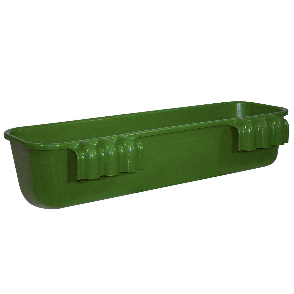 Kerbl Feed trough long, 42 litre, f hooking in, 100 x 35 x 24 cm
