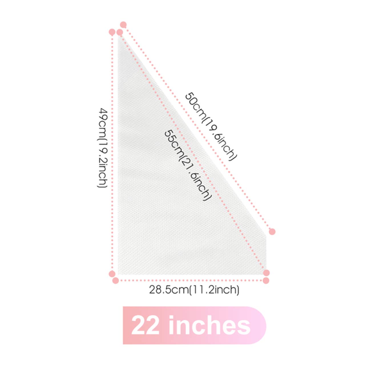 Meao 100 Pcs Large Thickened 22