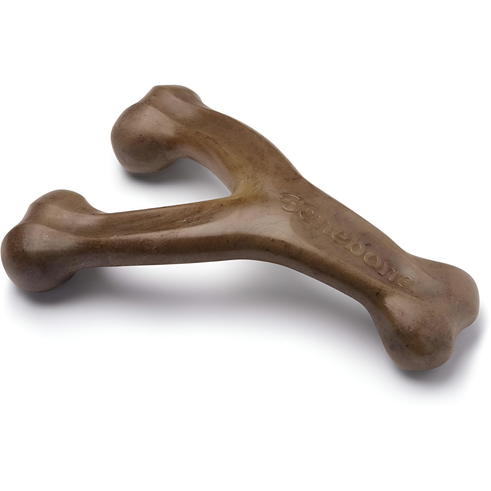 Benebone Indestructible Dog Toys Wishbone, Dog Chews for Aggressive Chewers, Long Lasting Dog Toys for Boredom, Real Bacon Flavour, For Giant Dog Breeds, Made in the USA