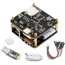 Luckfox PicoKVM IP KVM Mini Remote Control O&M Tool - 1.2G RV1106G3 Linux RISC-V CPU, 256M DDR3 RAM 8GB eMMC, HDMI Video Input HID Signal Output, 100Mbps RJ45 Ethernet, I/O SD Card Port PicoKVM Lite