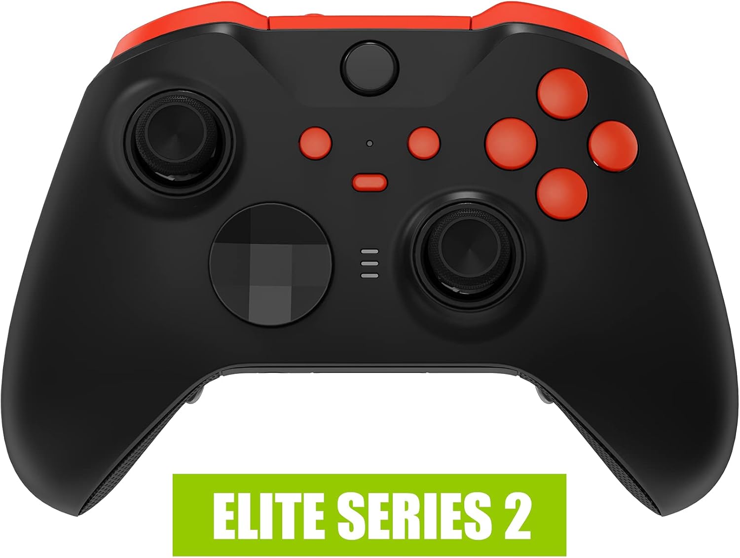 eXtremeRate Orange Replacement Buttons for Xbox One Elite V2 Controller Model 1797, LB RB LT RT Bumpers Triggers ABXY Start Back Sync Profile Switch Keys for Xbox Elite Series 2 Core Model 1797
