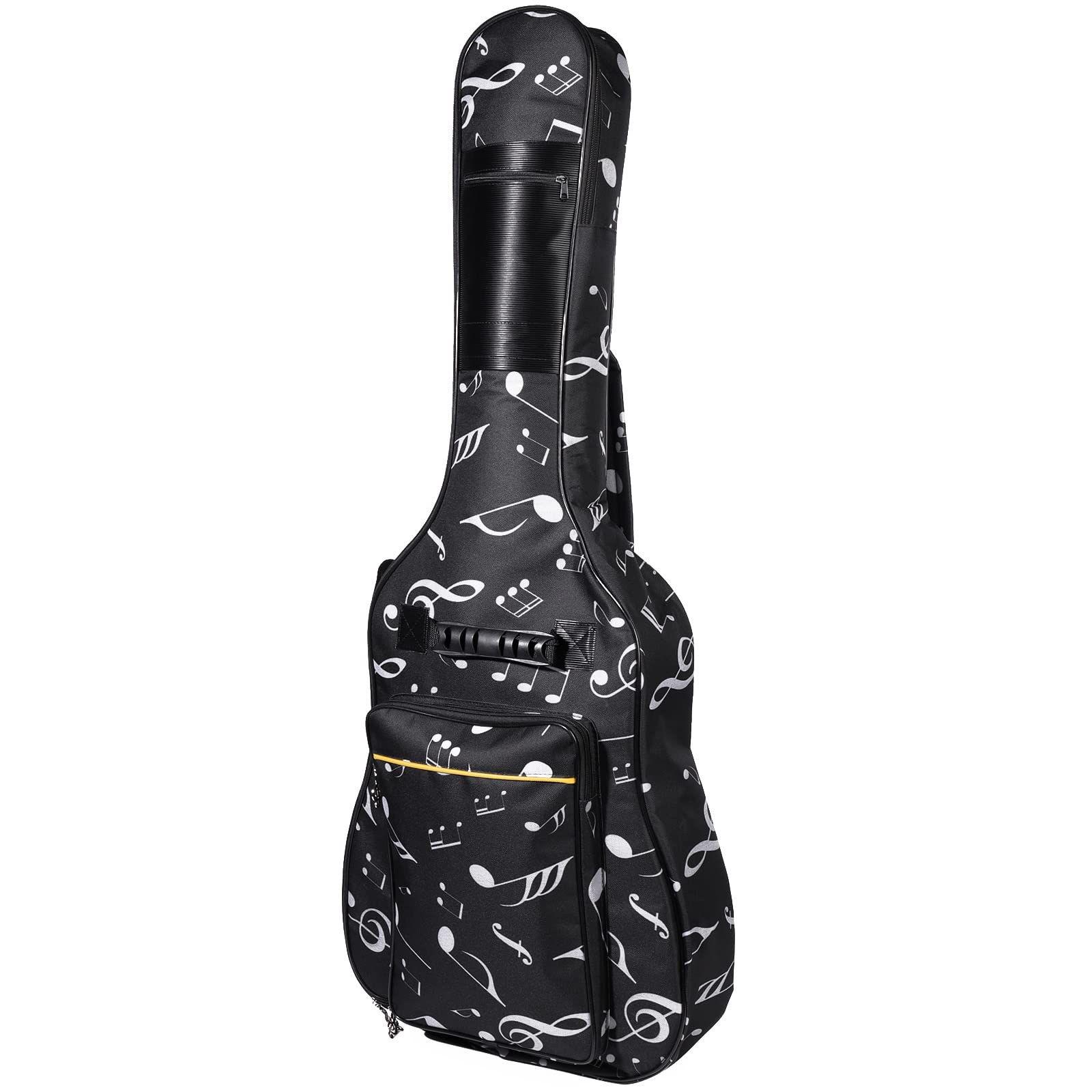 ele ELEOPTION Borsa per chitarra Oxford impermeabile Custodia da 39"/40"/41" disegno musicale Borsa in nylon Borsa per chitarra elettrica imbottita Chitarra acustica e chitarre classiche antiurto