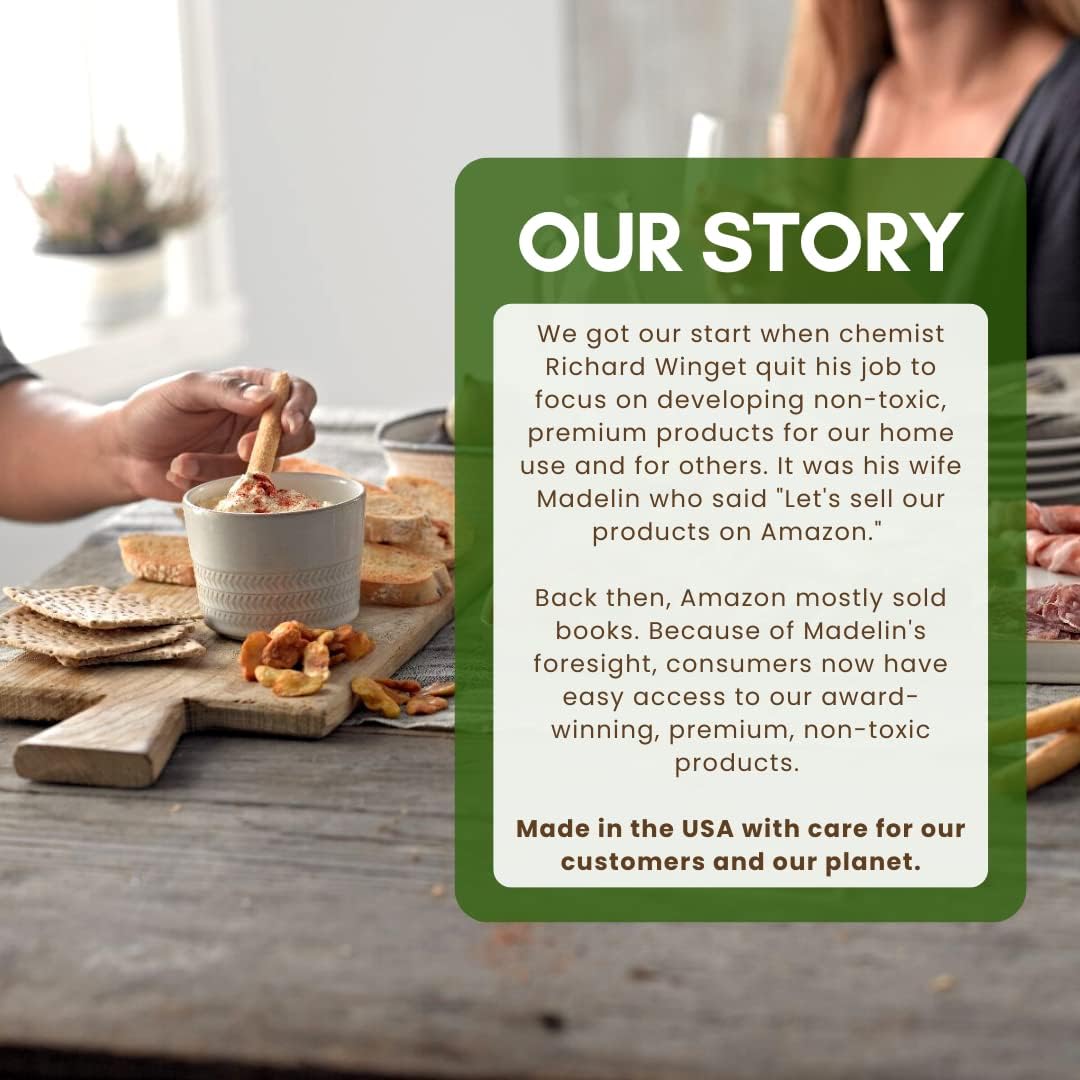 Wood Master's Secret Non-Toxic, Food Safe Cutting Board Oil, Conditioner & Sealer. Exceeds FDA Food Contact Surface Regulations. Also Works On Butcher Blocks, Wood Counters & More (8Oz)