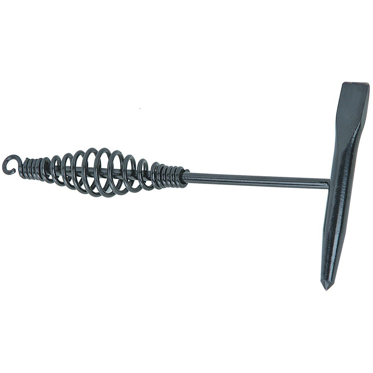 11 in. Hardened Steel Welding Chipping Hammer Helical Barrel Spring Handle Welder's Slag Removing Tool