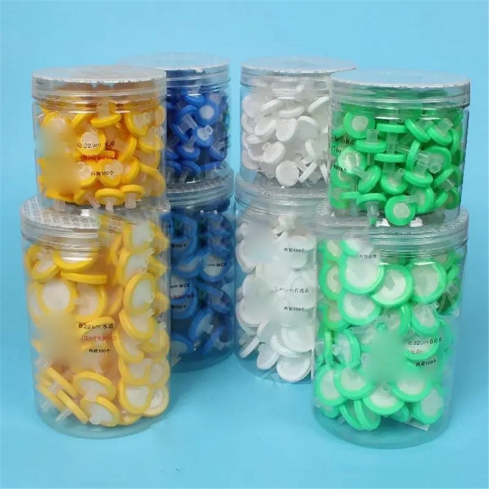 Urządzenia i wyposażenie laboratoryjne 100 sztuk/pudełko 13 mm/25 mm MCE/nylon/PTFE filtr 0,22/0,45 do urządzeń laboratoryjnych (25 mm 0,22um PES)
