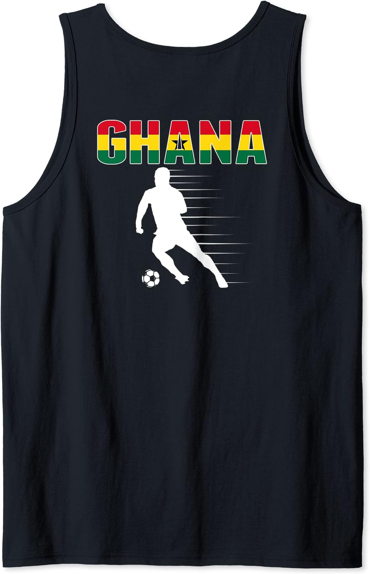 Ghana Soccer Lovers Jersey - Ghanian Flag Football Players Tank Top