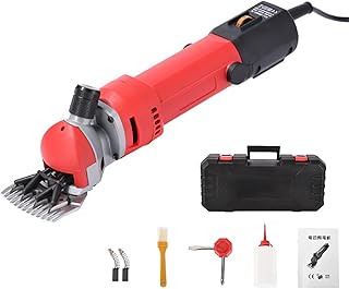 Tondeuse à Mouton éLectrique 1500w, Professionnelle Pour Laine De Moutons, Montons Et ChèVres, éQuipement Pour éLevage De ChèVres Et Moutons, Tondeuse Mouton (rouge)