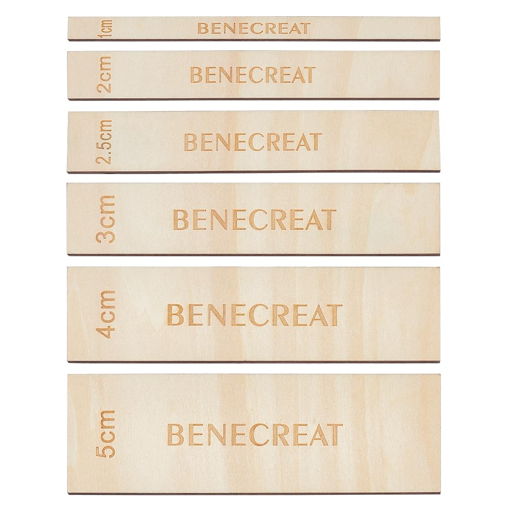 Lot 5 Séparateurs En Bois Pour Macramé - Espaceurs De 1 à 5 Cm - Guide Pour Tentures Murales DIY
