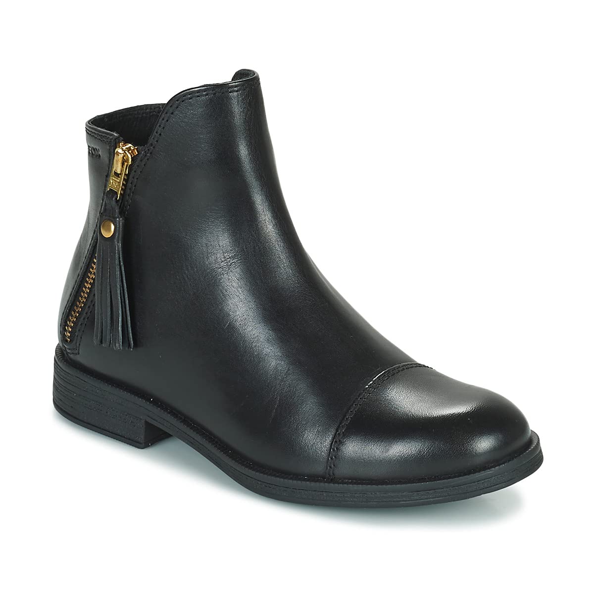 Geox Girls Jr Agata C Ankle Boots, Black, 11.5 UK