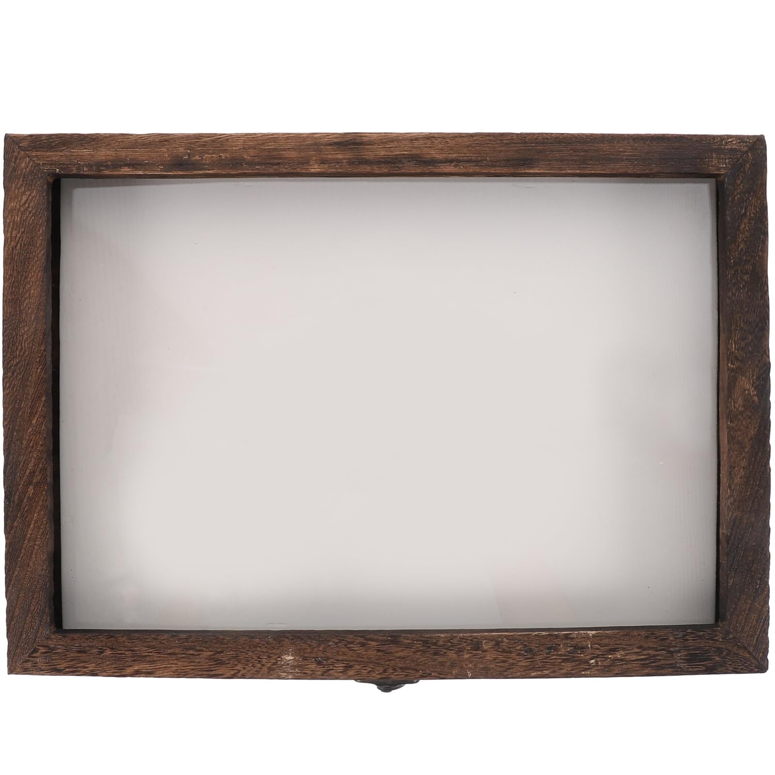Espositore per Collezione e Decorazione da in Legno con Coperchio Trasparente , Vetrina Protettiva Anti Polvere per e Farfalle