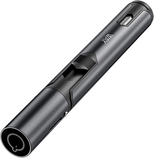 VVAY Jet Lighter Windproof Gas Refillable Butane Torch Lighter Long Reach for Candle Cookers Stove BBQ (Sold Without Gas)