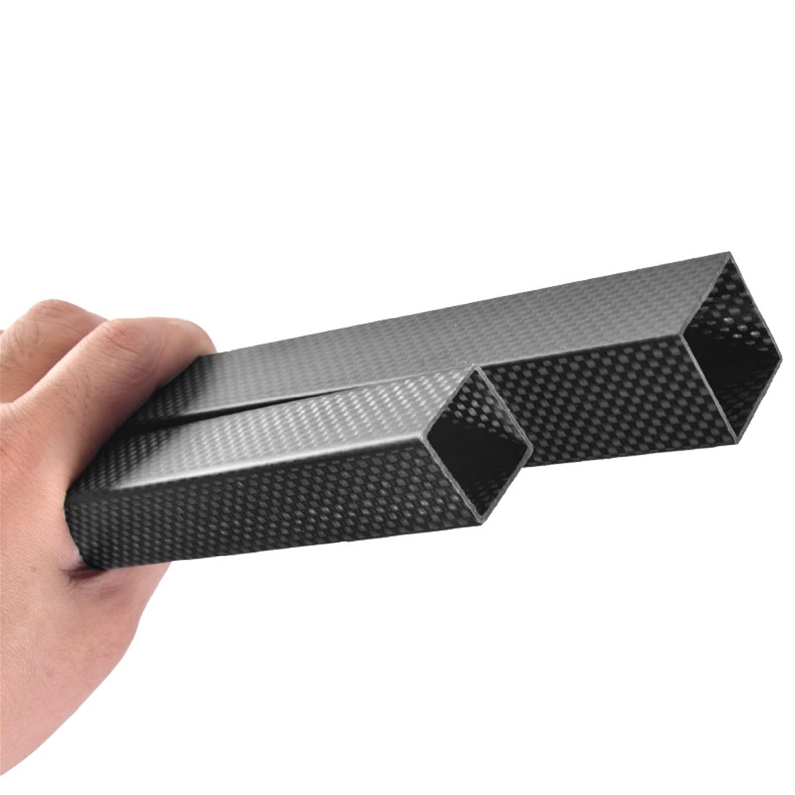 2Pcs Length 500mm 3K Matte Full Carbon Fiber Square Tube OD: 30-40mm for Multi-Rotor Plant Protection Drone Accessories Carbon Fiber Square Tube(30x30x26mm Plain)