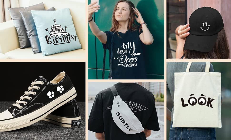 Caregy Vinilo De Transferencia De Calor Htv Para Camisetas, | Cuotas Sin Interés