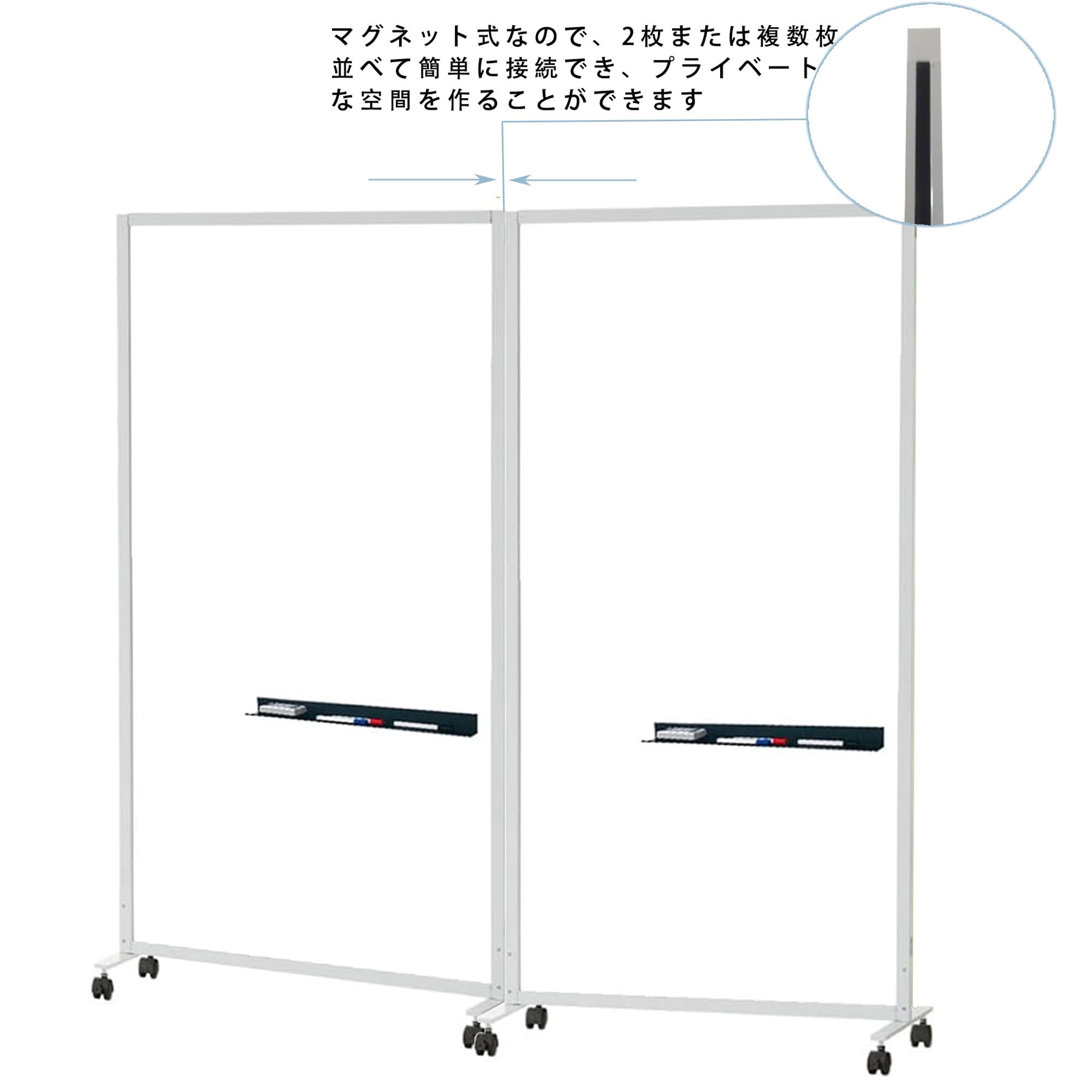 Amazon | 【届け先法人限定】ホワイトボード パーテーション 900×500 