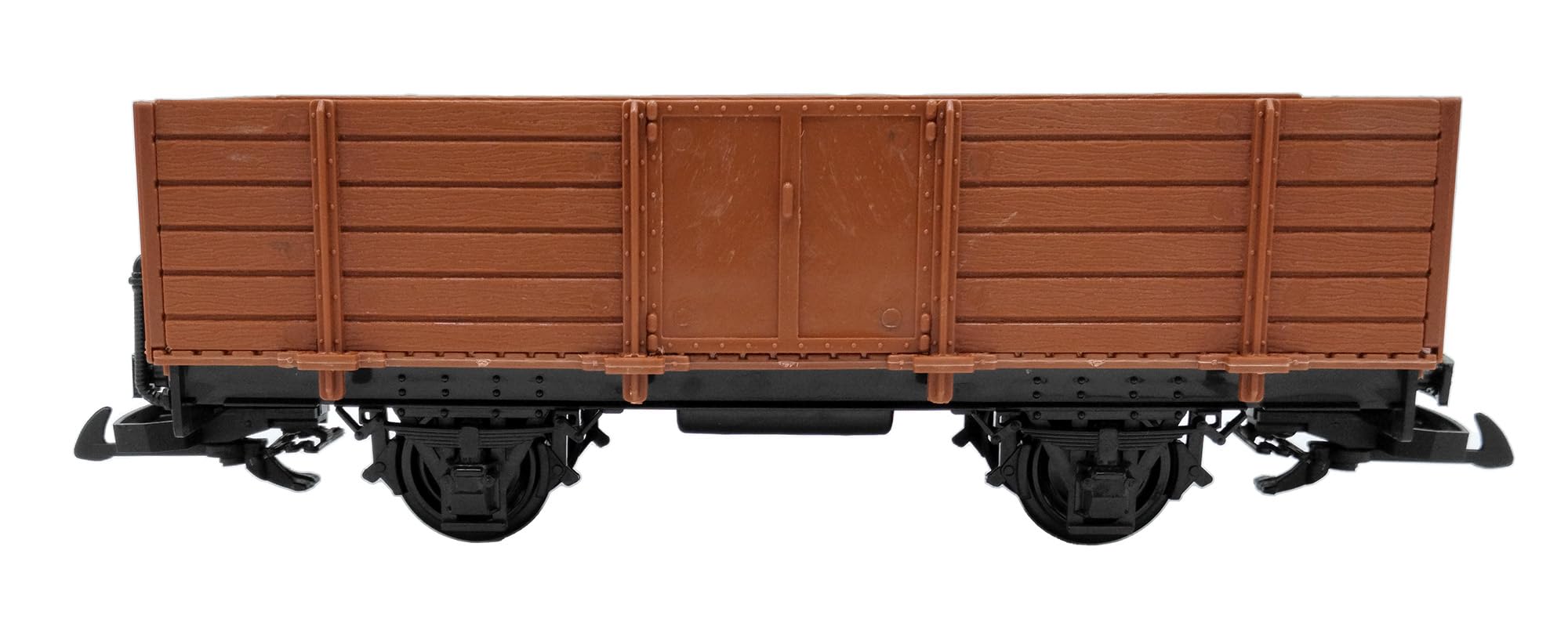 Produktbild von ML-Train Feld-Flachwagen - Mit Doppel-Kastenlore Braun - Selbstbauwagen