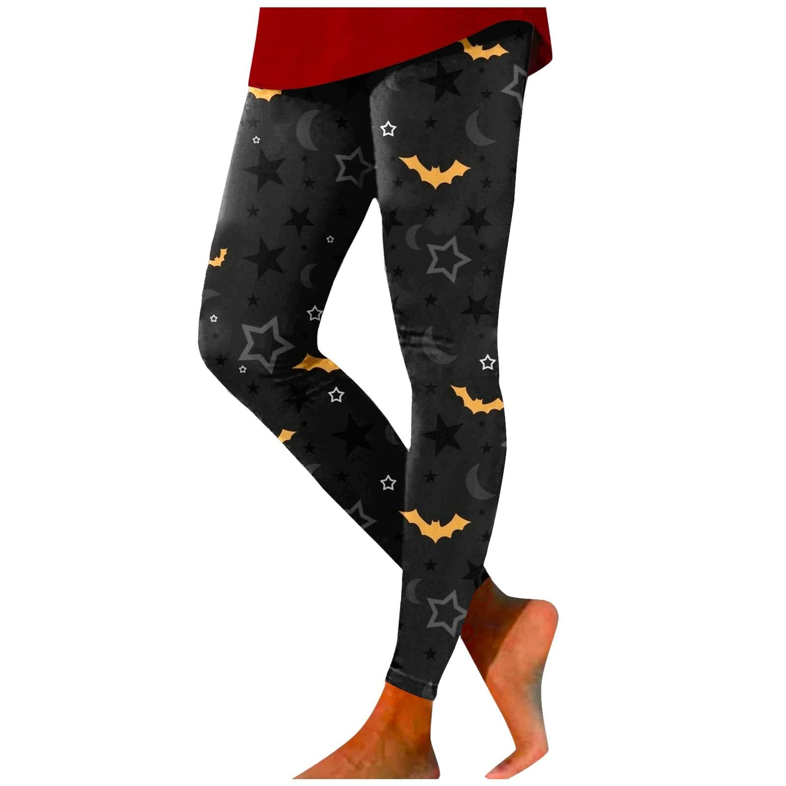 Générique Legging De Compression Femme Push Up - Dames Mode Décontracté Halloween Thème Amusant Imprimé Serré Hanche Ascenseur Fitness Exercice Leggings Pantalons De Yoga