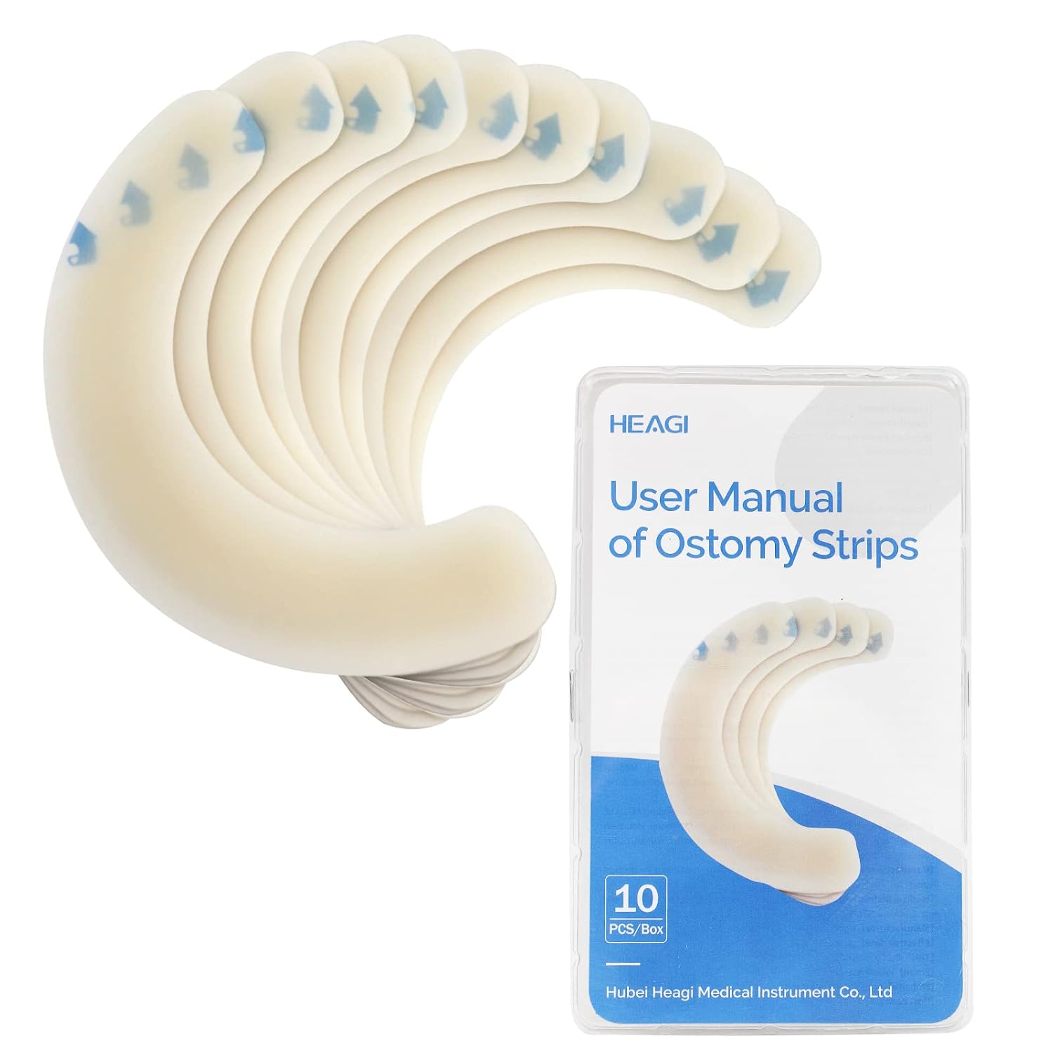 10PCS Ostomy Barrier Strips, Ostomy Supplies, Skin Barrier Strip