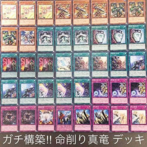 Amazon 遊戯王 No 141 命削り真竜 デッキ 40枚 命削りの宝札 強欲で謙虚な壺 王宮の勅命 引退 まとめ売り セット 大会 優勝 構築済み 帝王の烈風 303 トレカ 通販