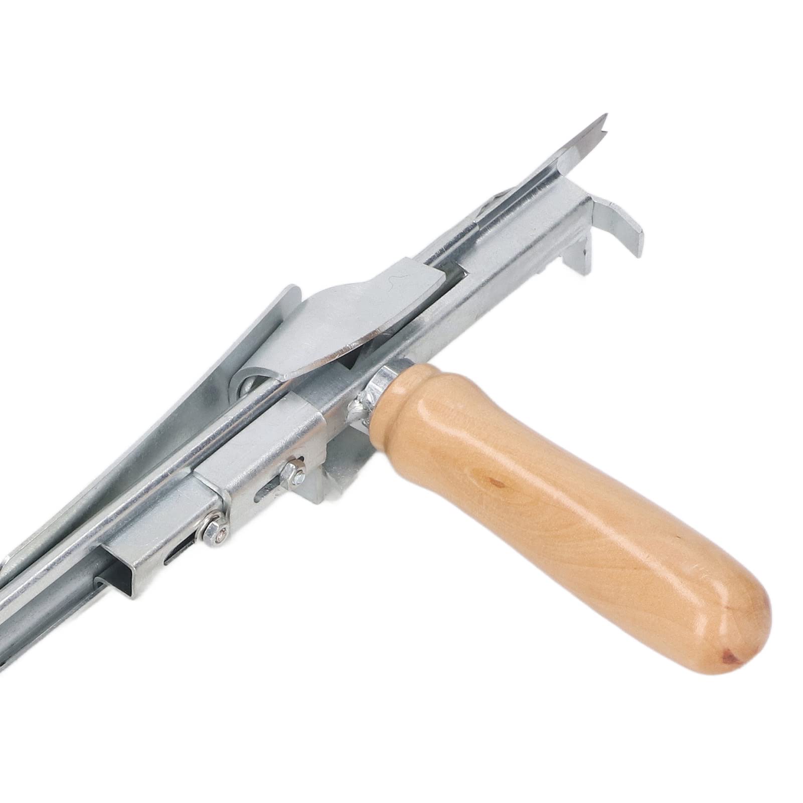 Generic Strumento per Tappeti Artistici a velocità Manuale per Macchina per Trapuntatura per Amanti del Fai da Te Manico in Legno di Faggio in Acciaio Inossidabile per Decorazioni per la Casa