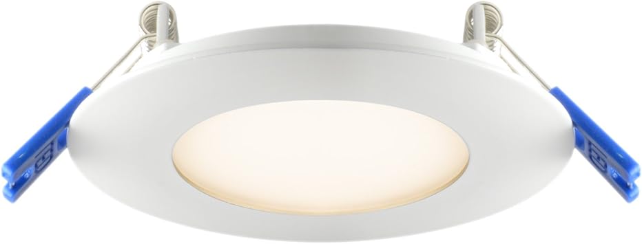 DALS Lighting 7003-WH 3" Round Pro LED Recess Panel Light Modern 3" Round Pro LED Recess Panel Lightwhite