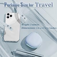 Vista 5 de Contact Lens Cleaner, Portable Ultrasonic Contact Lens Cleaning Machine with USB Charger and Solution Soak Case Kit for Soft Lens, Colored Contact