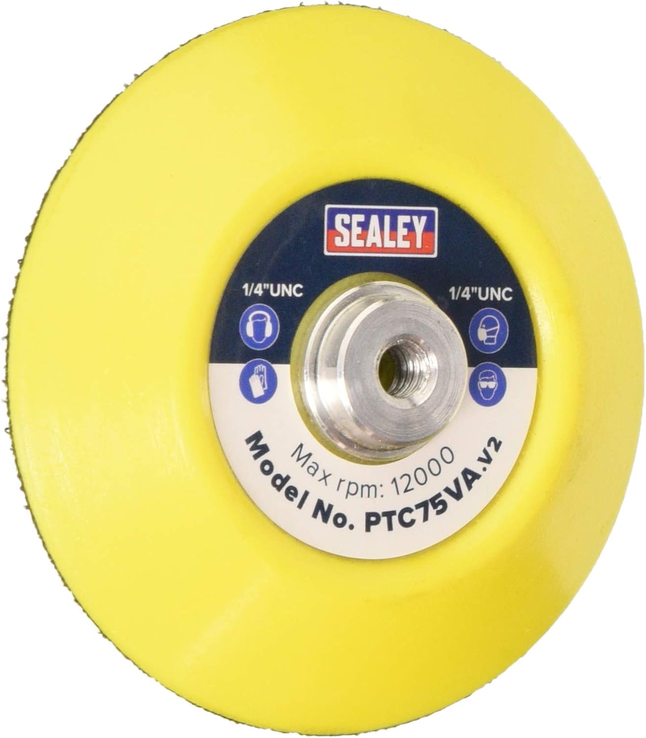 Sealey Hook & Loop Backing Pad 75Mm X 1/4"Unc