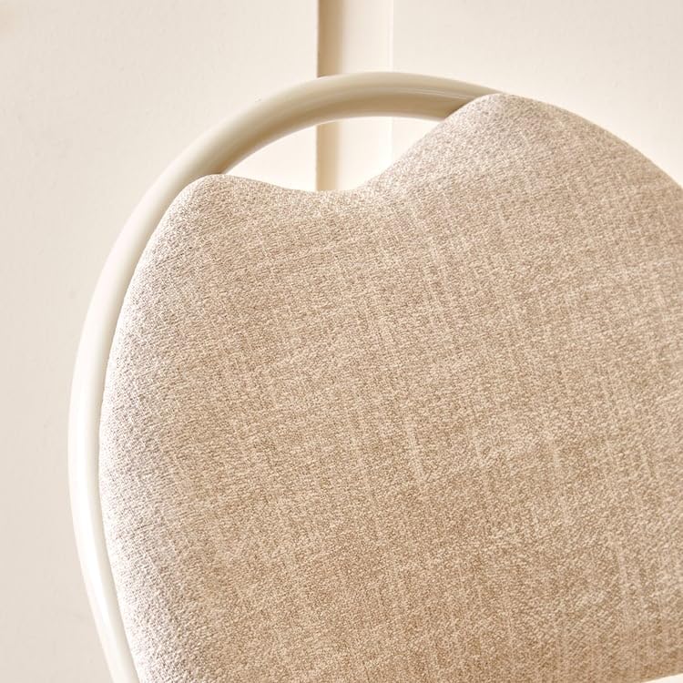 Image of Home Centre | Russel Fabric Folding Chair | Metal Frame, for Home | Beige | 6 Months Warranty