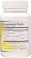 Vista 2 de Wonder Laboratories Vitamina D 5,000 UI, vitamina D3 + K2 apoya un sistema inmunológico saludable, esencial para huesos fuertes, salud cardíaca