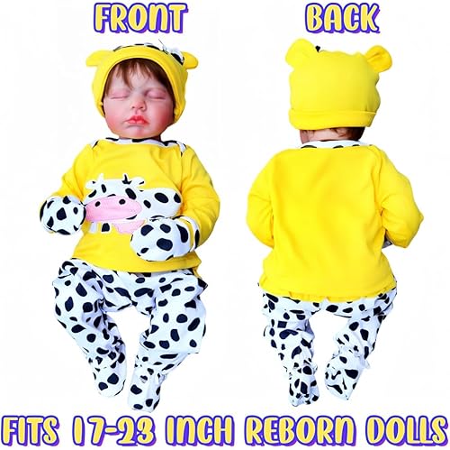 Miniatura 3 de Ropa de muñecas Reborn para muñecas recién nacidas de 17 a 22 pulgadas, ropa de muñeca de bebé, accesorios para muñecas Reborn de 17 a 22 pulgadas.