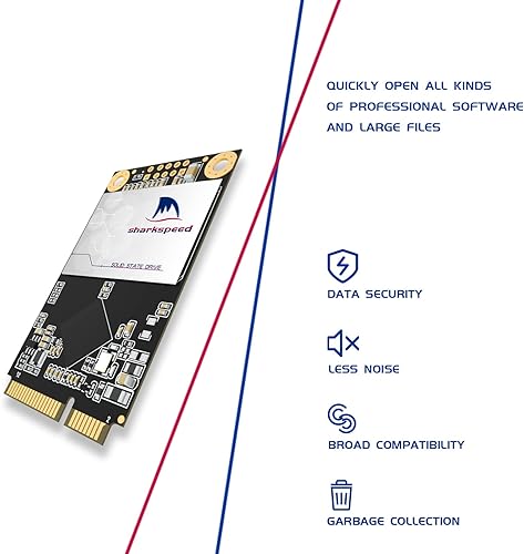 Miniatura 4 de mSATA SSD 1TB SHARKSPEED Plus - Unidad interna de estado sólido 3D NAND para mini PC, portátiles, tabletas, PC (mSATA 1 TB)