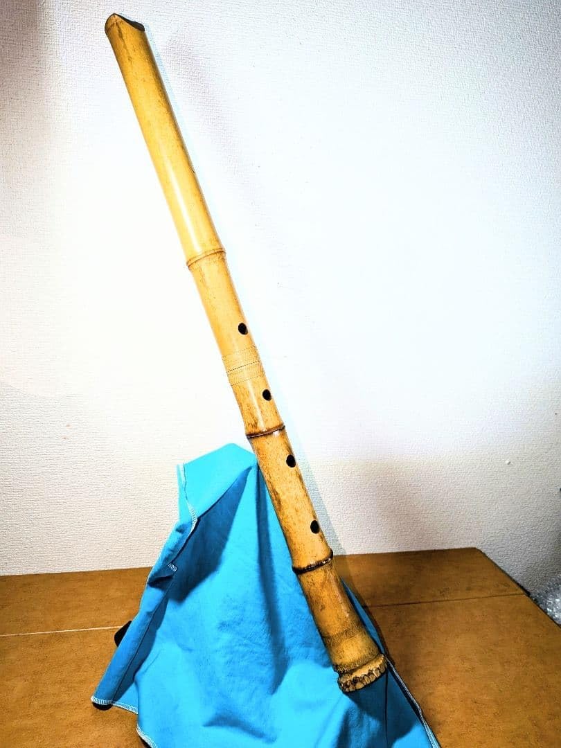 尺八　琴古流　白舟銘二印　二本繋ぎ　藤巻　二尺一寸 尺八 琴古流 白舟銘二印 二本繋ぎ 藤巻 二尺一寸尺八 琴古流 在銘 二尺