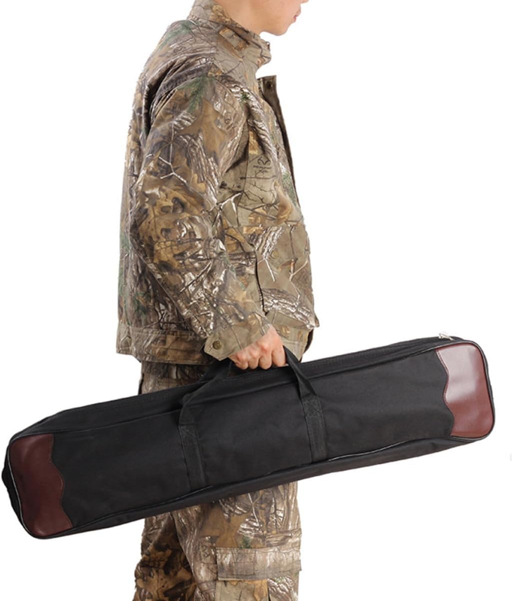CHILDWEET Bow Carrying Bag Takedown Storage Pouch Sturdy Outdoor Archery Curved Bow Supply Case for Training and Competition